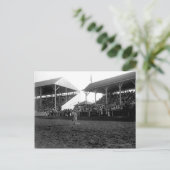 Roping-Tricks an einem Rodeo Postkarte (Stehend Vorderseite)