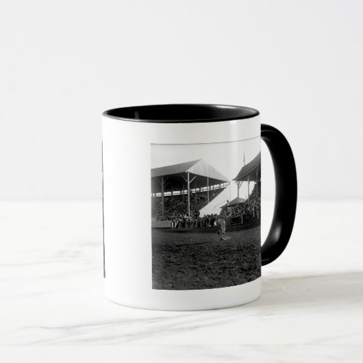 Roping Tricks an einem Rodeo Tasse (VorderseiteRechts)