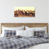 Roping Wild Horses von James Walker Leinwanddruck (Insitu (Schlafzimmer))