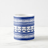 Ropings und Streifen Kaffeetasse (Mittel)