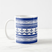 Ropings und Streifen Kaffeetasse (Links)