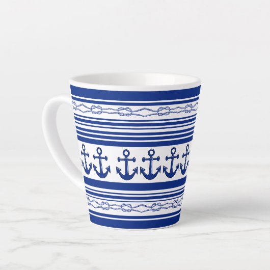 Ropings und Streifen Milchtasse (Linke Ecke)