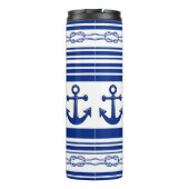 Ropings und Streifen Thermosbecher (Rückseite)