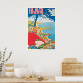 Roquebrune-Cap-Martin Cote d'Azur France PLM Poster (Küche)