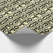 Roquefort, französischer Blaukäse Geschenkpapier (Ecke)