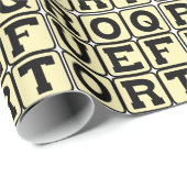 Roquefort, französischer Blaukäse Geschenkpapier (Rolleneckpunkt)