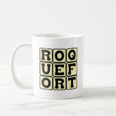 Roquefort, französischer Blaukäse Kaffeetasse (Links)