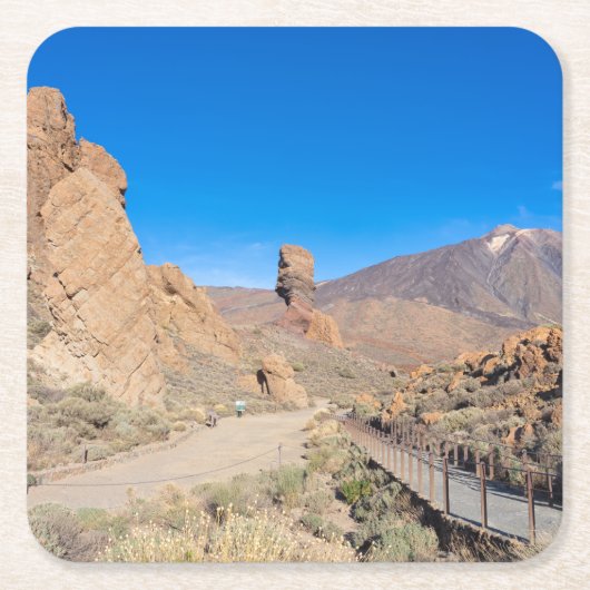 Roques de Garcia Rechteckiger Pappuntersetzer (Vorderseite)