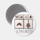 Ror All Coll Eins Magnet (Vorderseite/Rückseite)