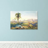 Roraima, ein bemerkenswertes Gebirge des Sandstein Leinwanddruck (Insitu (Holzboden))