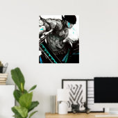 RORONOA ZORRO ARTWORK DESIGNEY MERCH POSTER (Heimbüro)