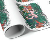 Roronoa Zorro One Piece Geschenkpapier (Rolleneckpunkt)