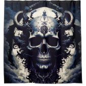 Rorschach abstract 001 duschvorhang (Vorderseite)