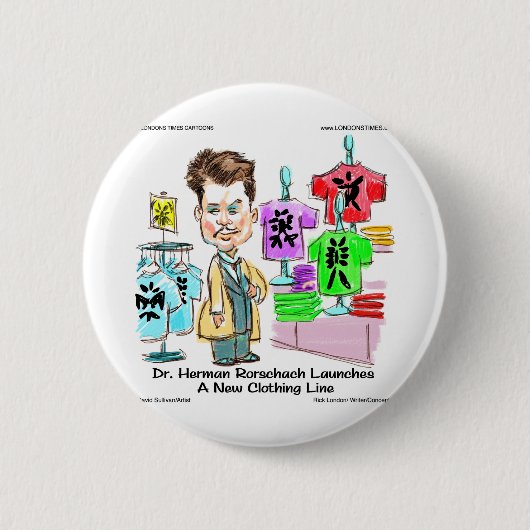 Rorschach Brands Funny Gifts, T-Shirts Tasse & Car Button (Vorderseite)