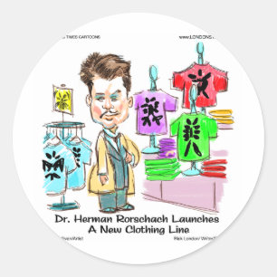 Rorschach Brands Funny Gifts, T-Shirts Tasse & Car Runder Aufkleber