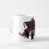 Rorschach Fleck 4 Kaffeetasse (Vorderseite Links)