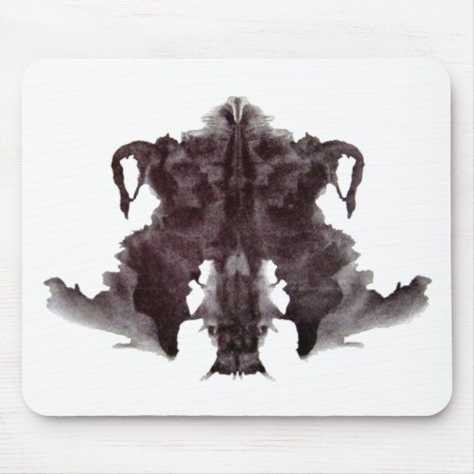 Rorschach Fleck 4 Mousepad (Vorne)