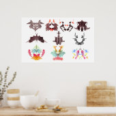 Rorschach Ink Blots Poster (Küche)