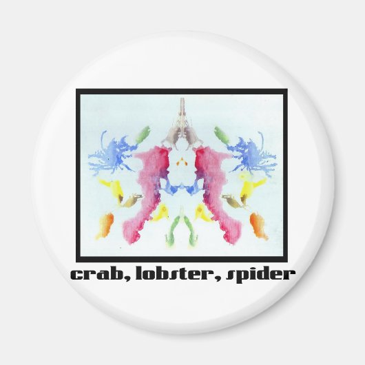 Rorschach Inkblot 10 Magnet (Vorne)