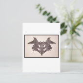 Rorschach Inkblot 1,0 Postkarte (Stehend Vorderseite)