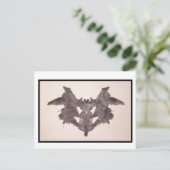 Rorschach Inkblot 1,0 Postkarte (Stehend Vorderseite)