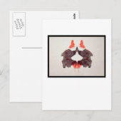 Rorschach Inkblot 2,0 Postkarte (Vorne/Hinten)