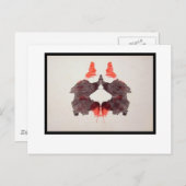 Rorschach Inkblot 2,0 Postkarte (Vorne/Hinten)