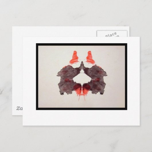Rorschach Inkblot 2,0 Postkarte (Vorne/Hinten)
