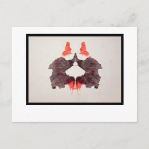 Rorschach Inkblot 2,0 Postkarte