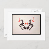 Rorschach Inkblot 3,0 Postkarte (Vorne/Hinten)
