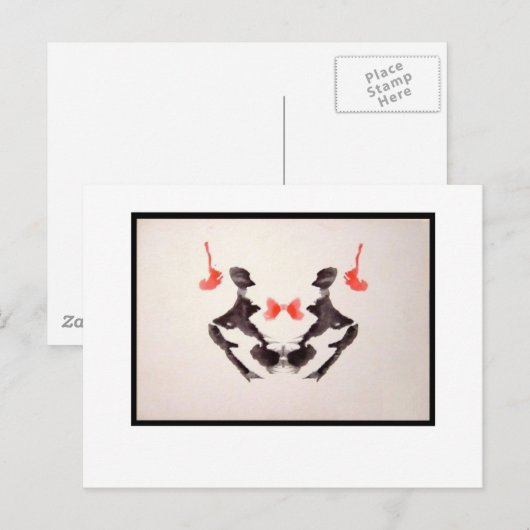 Rorschach Inkblot 3,0 Postkarte (Vorne/Hinten)