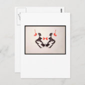 Rorschach Inkblot 3,0 Postkarte (Vorne/Hinten)