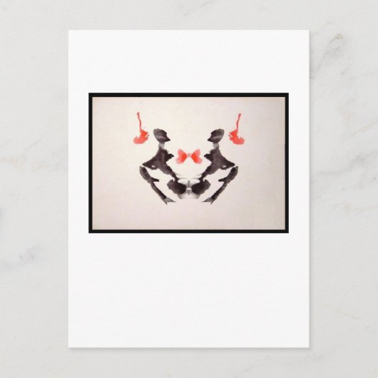Rorschach Inkblot 3,0 Postkarte (Vorderseite)