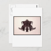 Rorschach Inkblot 4,0 Postkarte (Vorne/Hinten)