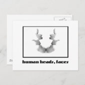 Rorschach Inkblot 7 Postkarte (Vorne/Hinten)