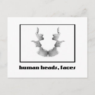 Rorschach Inkblot 7 Postkarte