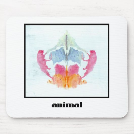 Rorschach Inkblot 8 Mousepad (Vorne)