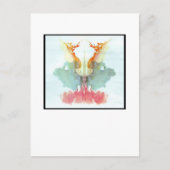 Rorschach Inkblot 9,0 Postkarte (Vorderseite)