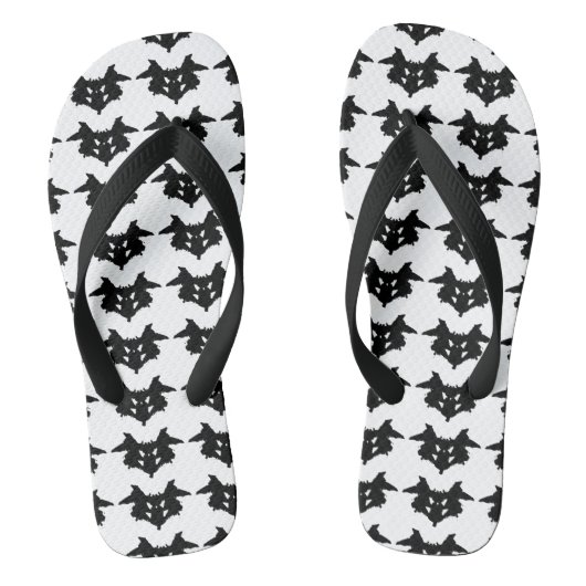 Rorschach Inkblot Badesandalen (Fußbett)