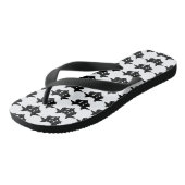 Rorschach Inkblot Badesandalen (Schrägansicht)