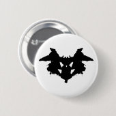 Rorschach Inkblot Button (Vorne & Hinten)