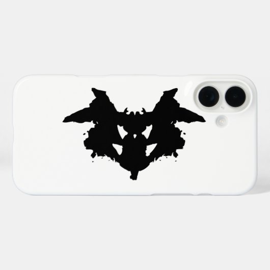 Rorschach Inkblot Case-Mate iPhone Hülle (Rückseite (Horizontal))