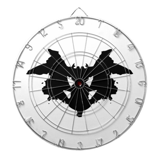 Rorschach Inkblot Dartscheibe (vorne)