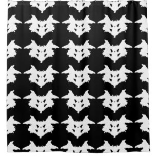 Rorschach Inkblot Duschvorhang