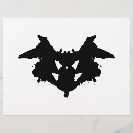 Rorschach Inkblot Flyer (Hinten)
