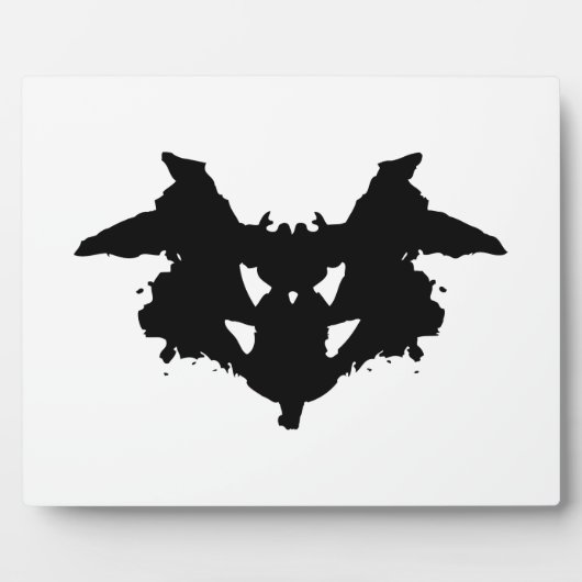 Rorschach Inkblot Fotoplatte (Vorderseite)