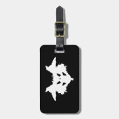 Rorschach Inkblot Gepäckanhänger (Vorderseite vertikal)