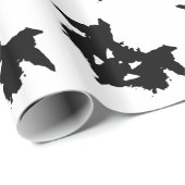 Rorschach Inkblot Geschenkpapier (Rolleneckpunkt)