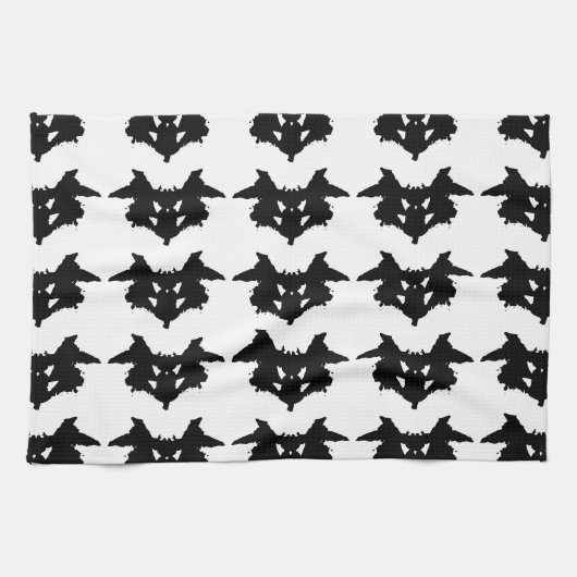 Rorschach Inkblot Geschirrtuch (Horizontal)