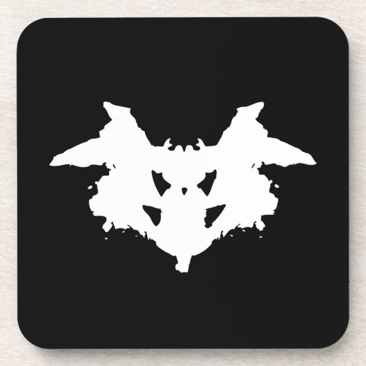 Rorschach Inkblot Getränkeuntersetzer (Vorderseite)